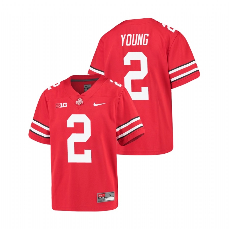 Ohio State Buckeyes Youth NCAA Chase Young #2 Scarlet Alumni Game College Football Jersey WUD3249RR